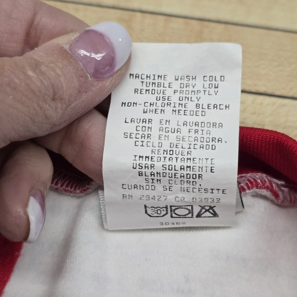 Vintage Y2K Alexis 2000 Footed Sleeper Infant 3-6 Months‎ White Red Reasons To
